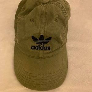 Adidas relaxed strap-back hat (army color)